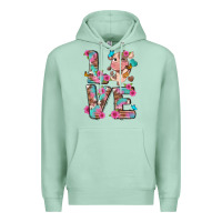 Seafoam love little cute cow Premium Hoodie - NancyCooperArtShop