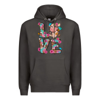 Smoke love little cute cow Premium Hoodie - NancyCooperArtShop