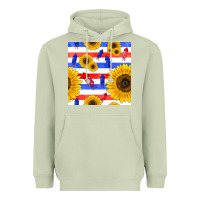 Matcha patriotic sunflowers Heavyweight Hoodie - BundleAndBundleShop