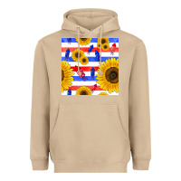 Mushroom patriotic sunflowers Heavyweight Hoodie - BundleAndBundleShop