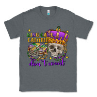 Charcoal Heather king cake calories don't count skull Classic Tee - FaDigitalArtStudio