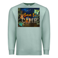 Seafoam born to camp Premium Sweatshirt - NancyCooperArtShop