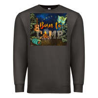 Smoke born to camp Premium Sweatshirt - NancyCooperArtShop