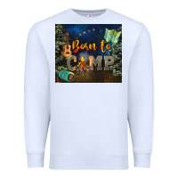 White born to camp Premium Sweatshirt - NancyCooperArtShop