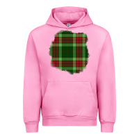 Fuchsia Pink Christmas Tartan Patch Urban Hoodie - BundleAndBundleShop