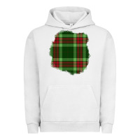 Pigment Lunar Rock Christmas Tartan Patch Urban Hoodie - BundleAndBundleShop
