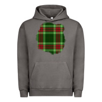 Pigment Tornado Christmas Tartan Patch Urban Hoodie - BundleAndBundleShop
