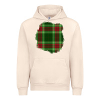 Sandshell Christmas Tartan Patch Urban Hoodie - BundleAndBundleShop