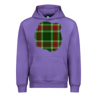 Tulip Christmas Tartan Patch Urban Hoodie - BundleAndBundleShop