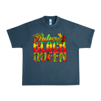 Midnight Navy future black queen Urban Heavy Tee - texasbilliewilder