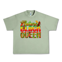 Oil Green future black queen Urban Heavy Tee - texasbilliewilder