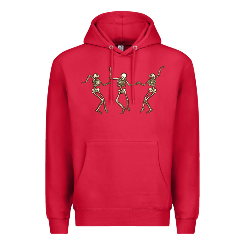 Dancing Skeletons Premium Hoodie by MaliasSmallBusiness | Teevron