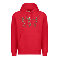 Red dancing skeletons Premium Hoodie - MaliasSmallBusiness