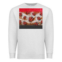 Oatmeal Heather ladybug tumbler Premium Sweatshirt - BarkalooDesign