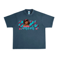 Midnight Navy girl mom afro black girl Urban Heavy Tee - texasbilliewilder