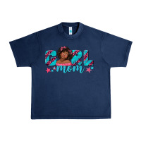 Navy girl mom afro black girl Urban Heavy Tee - texasbilliewilder