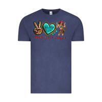 Vintage Denim peace love cowgirl Vintage Tee - texasbilliewilder