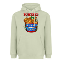 Matcha powered by chicken nuggets Heavyweight Hoodie - AdoDesignShop