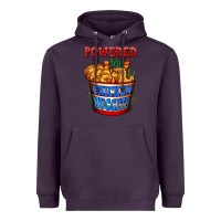 Plum powered by chicken nuggets Heavyweight Hoodie - AdoDesignShop