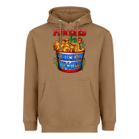 Toasted Coconut powered by chicken nuggets Heavyweight Hoodie - AdoDesignShop