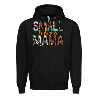 Black Small Business Mama Zipper Hoodie - FaDigitalArtStudio