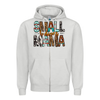 Dove Grey Small Business Mama Zipper Hoodie - FaDigitalArtStudio