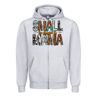 Heather Grey Small Business Mama Zipper Hoodie - FaDigitalArtStudio