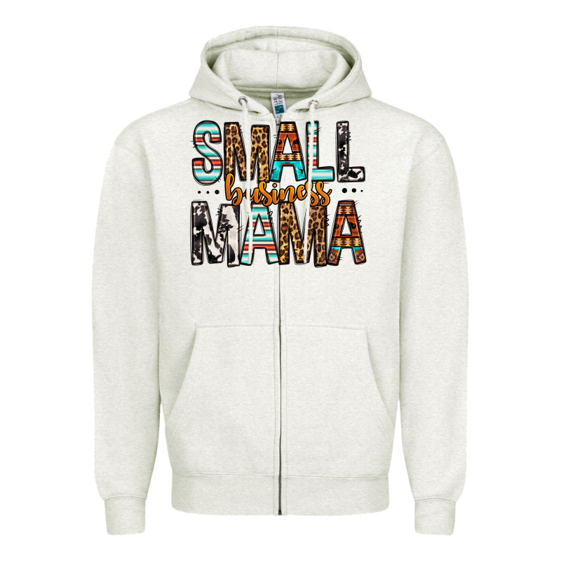 Small Business Mama Zipper Hoodie by FaDigitalArtStudio | Teevron