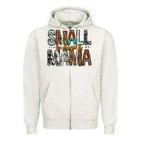 Oatmeal Heather Small Business Mama Zipper Hoodie - FaDigitalArtStudio