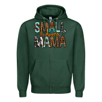 Sports Green Small Business Mama Zipper Hoodie - FaDigitalArtStudio