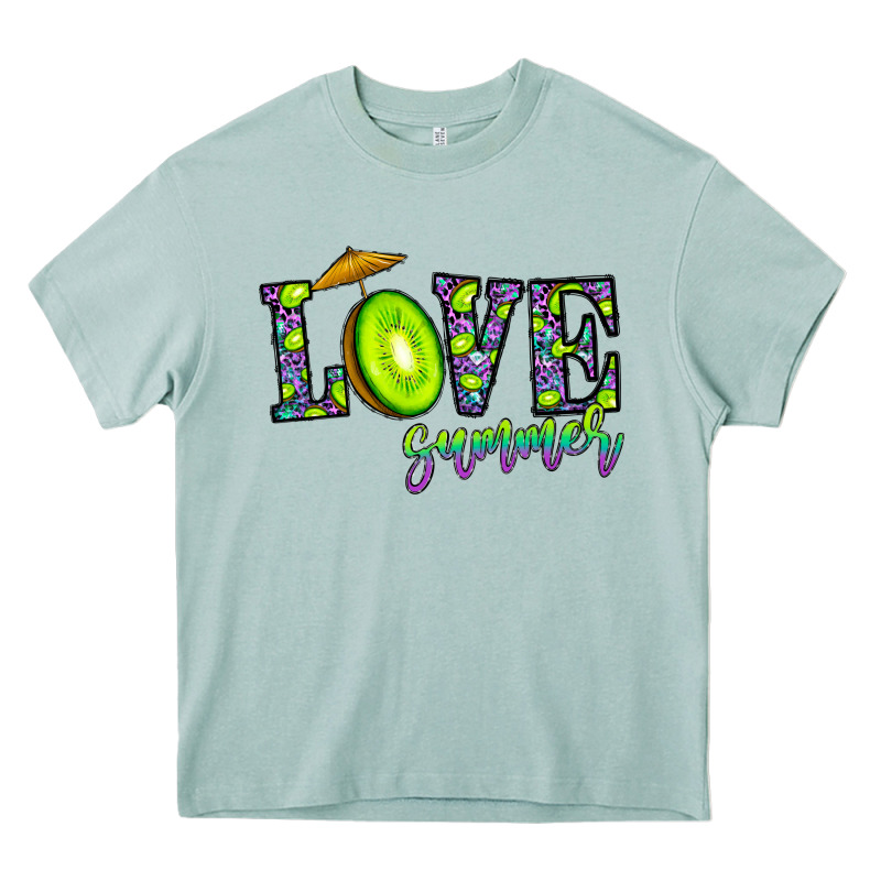 Love Summer Heavy Core Tee by CowhideDigitalArt | Teevron