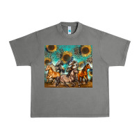 Tornado western horses Urban Heavy Tee - Zillion Design Studio