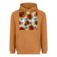 Meerkat patriotic sunflowers and stars Heavyweight Hoodie - BundleAndBundleShop