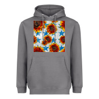 Storm patriotic sunflowers and stars Heavyweight Hoodie - BundleAndBundleShop
