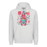 Dove Grey nurse with heart Premium Hoodie - NancyCooperArtShop