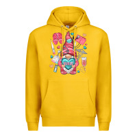 Lemon nurse with heart Premium Hoodie - NancyCooperArtShop