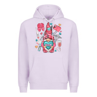Lilac nurse with heart Premium Hoodie - NancyCooperArtShop
