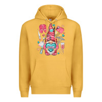 Mustard nurse with heart Premium Hoodie - NancyCooperArtShop