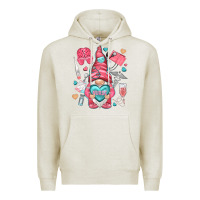 Oatmeal Heather nurse with heart Premium Hoodie - NancyCooperArtShop