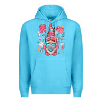 Ocean Blue nurse with heart Premium Hoodie - NancyCooperArtShop