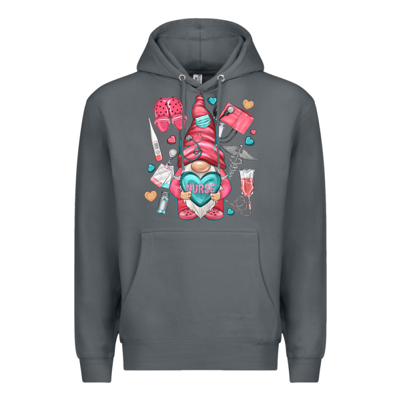 Nurse With Heart Premium Hoodie by NancyCooperArtShop | Teevron