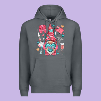 Nurse With Heart Premium Hoodie Designed By Nancycooperartshop