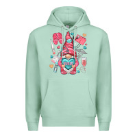 Seafoam nurse with heart Premium Hoodie - NancyCooperArtShop