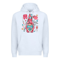White nurse with heart Premium Hoodie - NancyCooperArtShop
