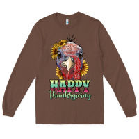 Chestnut happy thanksgiving turkey Long Sleeve Tee - RanaPortraitStore