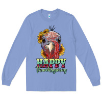 Colony Blue happy thanksgiving turkey Long Sleeve Tee - RanaPortraitStore