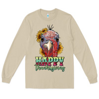 Mushroom happy thanksgiving turkey Long Sleeve Tee - RanaPortraitStore