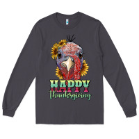 Smoke happy thanksgiving turkey Long Sleeve Tee - RanaPortraitStore