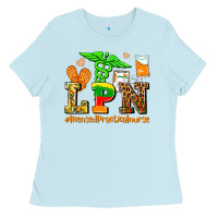 Baby Blue lpn juneteenth licensed practical nurse Ladies Tee - AdoDesignShop