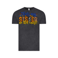 Vintage Black that s my sister on that court Vintage Tee - Zillion Design Studio